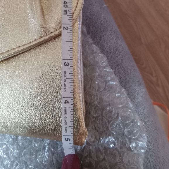 1970s Polished Gold evening bag bu avon n.i.b. NEWYORK - Picture 9 of 10